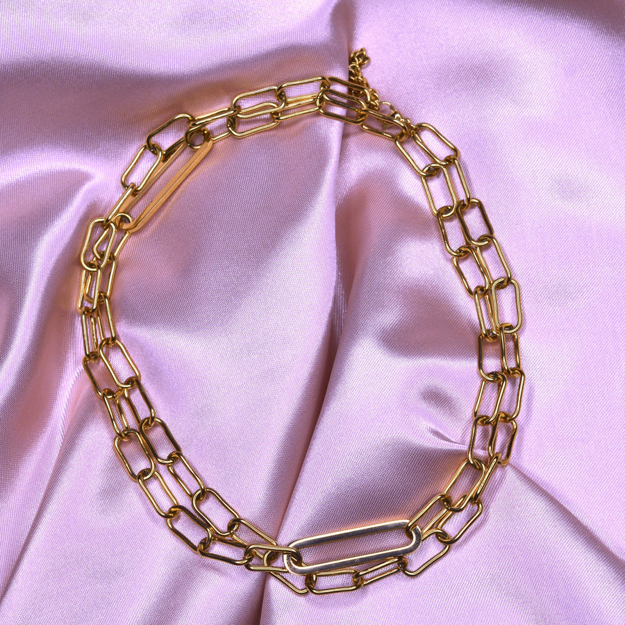 Collier Double Chain